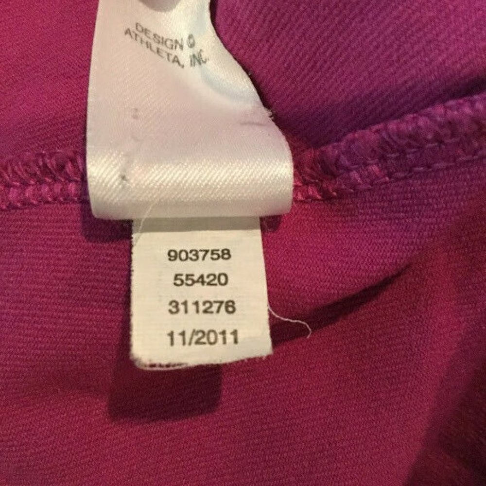 Athleta Intention Strappy Racerback Athletic Tank Purple Size Medium - Picture 7 of 7